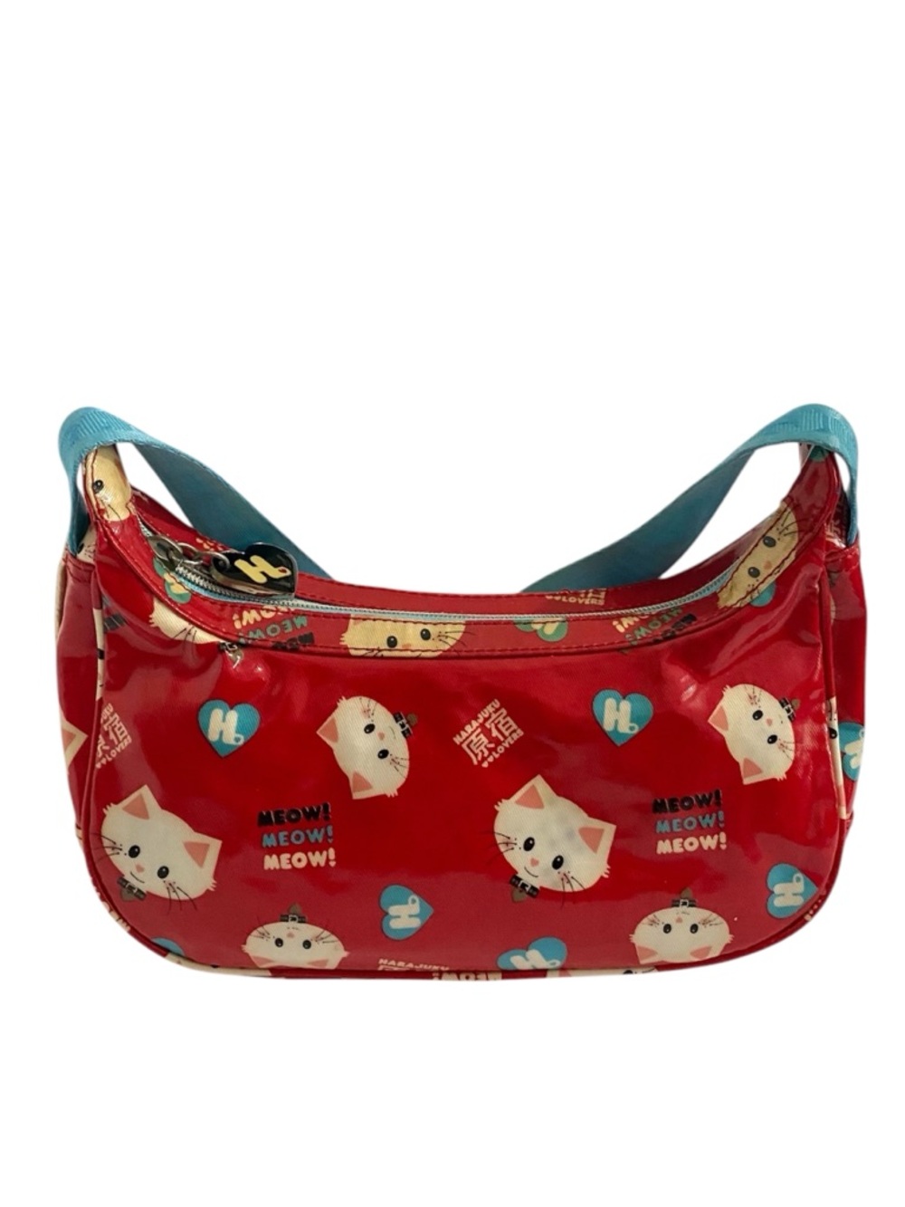 Y2K Harajuku Lovers Gwen Stefani Cats Meow Mini Shoulder Bag Baguette - Picture 2 of 13